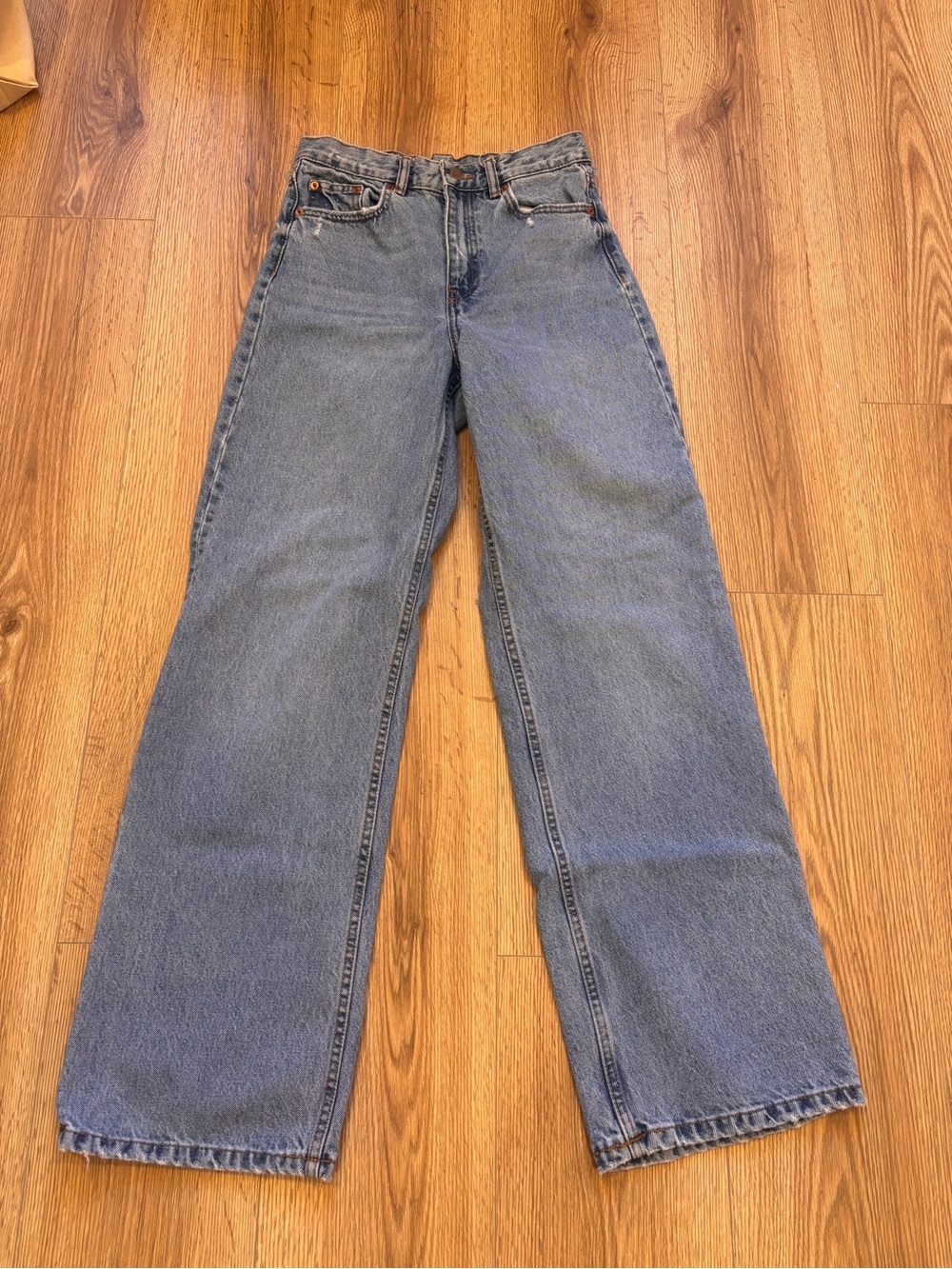 Dr. Denim Echo Jeans with Waist Distressing size 27 color Blue Jay
